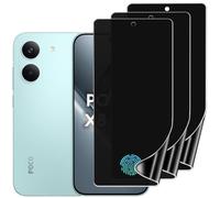 DYNASCO 3 Pack Privacy Screen Protector for Xiaomi Poco X8 Pro 6.59", Anti-Spy Soft Flexible TPU Hydrogel Protective Film,Self-Healing, Support Fingerprint Unlock, High Sensitivity
