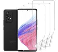 DYNASCO 3 Pack Screen Protector for Samsung Galaxy A53/A52/A51 5G 6.5", HD Clear Flexible TPU Hydrogel Film for Samsung Galaxy A53 - Support Fingerprint Unlock, High Sensitivity, Self-Healing