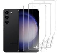 DYNASCO 3 Pack Screen Protector for Samsung Galaxy S23 6.1", HD Clear Soft Flexible TPU Hydrogel Film for Samsung Galaxy S23 5G - Support Fingerprint Unlock, High Sensitivity, Self-Healing