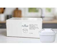 Dynast London 6-Pack Water Filter Cartridges | Eco-Friendly Replacement for Brita Maxtra Cartridge | Enhances Taste, Reduces Limescale & Odors in Brita Jug Water Filters