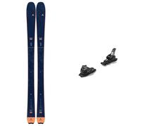 Dynastar - Freeride/Freestyle ski bindings - Downhill ski set E-Cross 88 2024 for Women - Navy Navy