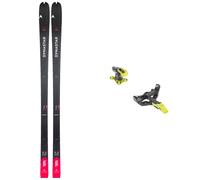 Dynastar - Ski touring bindings - Pack M-Pierra Menta Open 2026 for Women in Aluminium - Black Black 160 cm