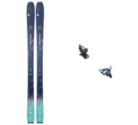 Dynastar - Ski touring bindings - Pack M-Tour W 82 2025 for Women in Aluminium - Navy Navy