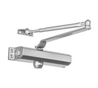 Dynasty Door Closer, Commercial Grade Size 4 Spring, Hydraulic Automatic Series 4000 Door Closer Sprayed Aluminum