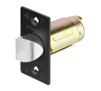 Dynasty Hardware 2-3/8" Backset Deadlatch for Augusta or Spartan Keyed Door Levers, Flat Black (1 Pack)