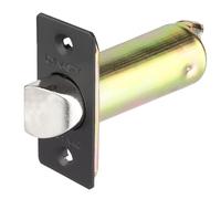 Dynasty Hardware 2-3/8" Backset Deadlatch for Austin Keyed Door Levers, Flat Black (1 Pack)