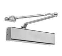 Dynasty Hardware 8500-HO-ALUM Surface Mount Door Closer with Hold Open Arm, Sprayed Aluminum