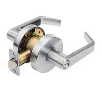 Dynasty Hardware AUG-20-26D Grade 2 Commercial Duty Privacy Lever Door Lock, ADA, Satin Chrome Finish
