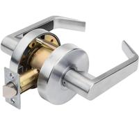 Dynasty Hardware AUG-30-26D Grade 2 Commercial Duty Passage Lever, ADA, Satin Chrome Finish