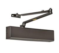 Dynasty Hardware Door Closer, Grade 1 Heavy Duty Commercial Hydraulic Closer, Self-Closing, Adjustable Spring Size 1-6, ADA Compliant, Surface Mount, Duronotic Bronze, Series 8500