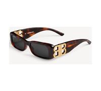Dynasty Rectangle, female, Balenciaga, Sunglasses, Brown, ONE SIZE, Accessories ONE SIZE
