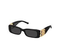 Dynasty Rectangle Sunglasses - female - Balenciaga - Sunglasses - Black - 51 MM - Accessories 51 MM