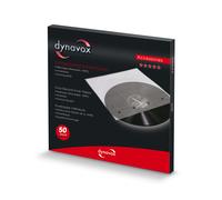 Dynavox 12" Vinyl LP Inner Sleeves HD Polyethylene, Transparent, 50-Pack