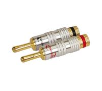 Dynavox Banana Plug Set 4 Pieces Spreading Fixation Red / Black