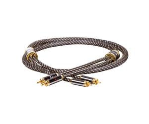 Dynavox Black Line Cinch Cable Stereo 1 Meter Highend Hochwertig