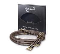 Dynavox Black Line Speaker Cable High-End 2x5 m Gold Plated Round Cable