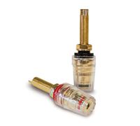 Dynavox High-End Banana Connectors Isolated Gold-Plated Terminals 1 Pair