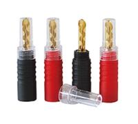 Dynavox Banana hollow plug 2 x red, 2 x black, 1 x 1 x 4.5 cm