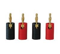 Dynavox High-End Banana Plug Set 2 x Red / 2 x Black