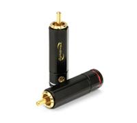 Dynavox High-End RCA Connector Set 2 x Red, 2 x White with Identification Rings