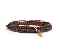 Dynavox Perfect Sound Flex Speaker Cable, Assembled, Extremely Flexible, HiFi Cable with Gold-Plated Hollow Banana Plugs, Lossless Signal Transmission, High-Purity OFC Copper, Pair, Length 5 m