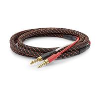 Dynavox Perfect Sound Flex Speaker Cable 2 x 3 m Hi-Fi Bananas Plug, Black/Red