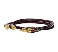 Dynavox Perfect Sound Stereo RCA Cable 0.5 m OFC Gold-Plated RCA Plugs 1 Set