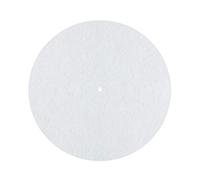DynaVox PM2 Turntable Cover for Turntable - Anti-Static Felt - 30cm Diameter - White