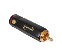 Dynavox RCA Plug Set 2 x Red, 2 x White High-End Plug Brass 4 Pieces