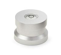 Dynavox Single Puck ASP3 Aluminium 45 Single Record Adaptor with Integrated Dragonfly for Turntable Adjustment - Silver