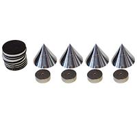 Dynavox Sub Watt Absorbers for Speakers Set of 4 Chrome