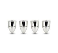 Dynavox Sub-Watt Device and Speaker Feet 4 Piece Set Chrome, Noisekiller
