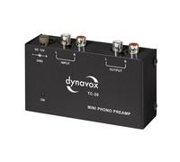 Dynavox Phono Pre-amplifier TC-20 Black for MM Pickup Metal Housing