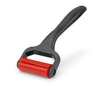 Dynavox WR-50 Vinyl Record Roller Cleaner Cleaning Roller Silicone for Effective Dust Removal and Cleaning Vinyl Record 5cm Wide Black/Red