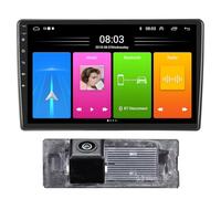 Dynavsal Android Car Radio with GPS Navigation WiFi, Bluetooth, Phone Mirrorlink + AHD Night Vision Reversing Camera Replacement for Fiat Panda II 2 / Fiat Panda 169 2003/09-2012/12 / OEM 7648561316