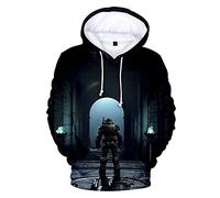 DYNEE Mens Womens Hoodie Doom Eternal 3D Graphic Hoody Big and Tall Pullover Funny Hooded Sweatshirts(L(170-175cm),MXGM 1)
