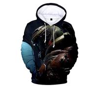 DYNEE Mens Womens Hoodie Doom Eternal 3D Graphic Hoody Big and Tall Pullover Funny Hooded Sweatshirts(4XL(190-195cm),LSB 1)