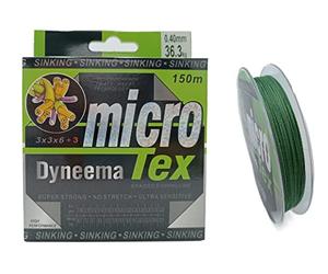 Dyneema Micro Tex Braided 150 m 0.14-0.50 mm