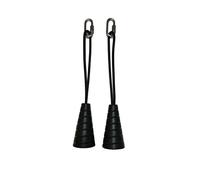 Dynepic Sports Spiral Strength Singles - Tricep Rope & Neutral Grip Handle - Exercise Equipment Attachments - Strength Training, Home Workouts - 2 Pack - 150 lbs/grip