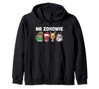 Dyngus Day Na Zdrowie Christmas Polish Cheers Zip Hoodie