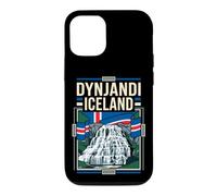 Dynjandi Iceland Flag Waterfall Vintage Art Case for iPhone 12/12 Pro