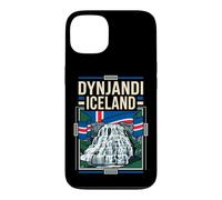 Dynjandi Iceland Flag Waterfall Vintage Art Case for iPhone 13