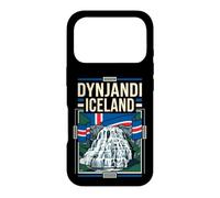 Dynjandi Iceland Flag Waterfall Vintage Art Case for iPhone 17 Pro