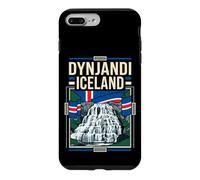 Dynjandi Iceland Flag Waterfall Vintage Art Case for iPhone 7 Plus/8 Plus