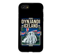 Dynjandi Iceland Flag Waterfall Vintage Art Case for iPhone SE (2020) / 7/8