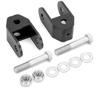 dynofit 2-4" Rear Shock Extensions for Chevy/Chevrolet Silverado 1500 2WD/4WD 1999-2022, GMC Sierra 2WD/4WD 1999-2022, 2-4 inch Rear Lift Leveling kits, Black Powder Coated.