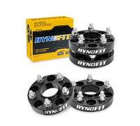 dynofit 5x4.5 Hubcentric Wheel Spacers 1" for Hon-da Accord Civic Acura CR-V HR-V Element Crosstour | Set of 4pcs 25mm Wheel Adapter for TL RDX TLX CDX CSX ILX RSX TSX 64.1mm Bore M12x1.5 Studs