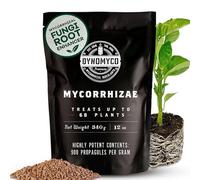 DYNOMYCO Mycorrhizal Fungi Inoculant, 340g/12oz - Boosts Root Growth, Yields & Nutrient Uptake - 900 Propagules/g, Concentrated Granules, & OMRI Compliant - Seed Starter Soil Mix Compatible