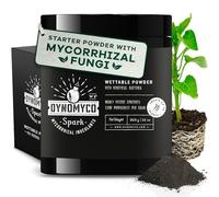 DYNOMYCO Spark WP Mycorrhizal Fungi, 11oz Wettable Powder - 3-In-1 Root Enhancer Amplifies Nutrient Uptake & Yield -Treats 70 Plants, Indoor/Outdoor Bio-Stimulant - Dissolves Fast in Seed Starter Soil