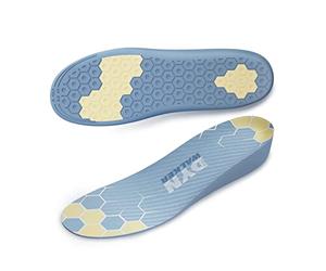 DynWalker Full Length Height Increase Insoles Heel Inserts 0.98 Inches Heel Raisers for Shoes Comfortable Breathable Replacement Insoles for Women and Men M